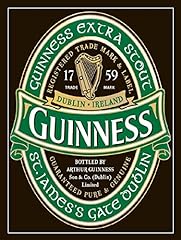 Guinness irlanda decor usato  Spedito ovunque in Italia 