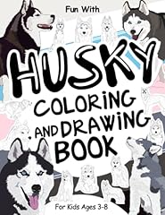 Husky coloring drawing for sale  Delivered anywhere in UK