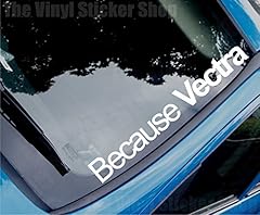 Car sticker vectra for sale  Delivered anywhere in UK
