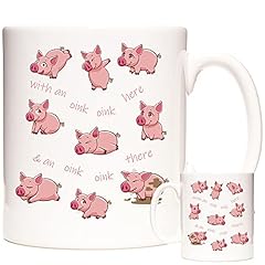 Kazmugz pig mug.oink for sale  Delivered anywhere in UK