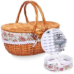 Hybdamai wicker picnic for sale  Delivered anywhere in USA 