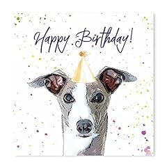 Greyhound birthday card for sale  Delivered anywhere in UK
