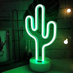 Green cactus neon for sale  Delivered anywhere in USA 