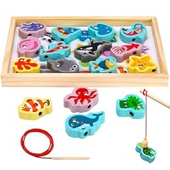 Wooden fishing game for sale  Delivered anywhere in UK