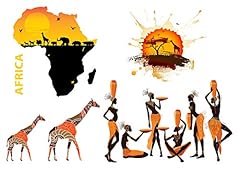 Stickers décoratifs afrique d'occasion  Livré partout en France