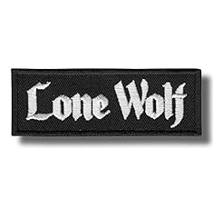 Lone wolf embroidered d'occasion  Livré partout en France