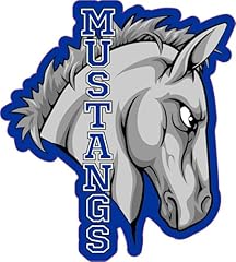Stickertalk blue mustang for sale  Delivered anywhere in USA 