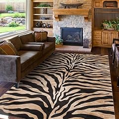 Zebra print rug for sale  Delivered anywhere in USA 