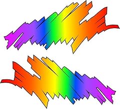Rainbow stripes car for sale  Delivered anywhere in UK