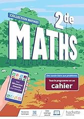 Mathématiques 2nde cahier d'occasion  Livré partout en France