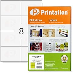 Printation 105 étiquettes d'occasion  Livré partout en Belgiqu