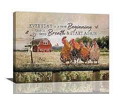 Farmhouse rooster wall for sale  Delivered anywhere in USA 