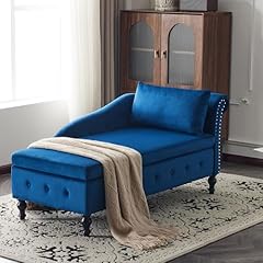 Velvet chaise lounge for sale  Delivered anywhere in UK