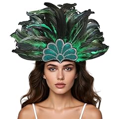 Daieeparty green feather for sale  Delivered anywhere in USA 