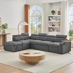 Microfiber sectional sleeper for sale  Delivered anywhere in USA 