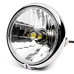 Krator 6" Chrome LED Motorcycle Headlight w/Side Mounting for sale  Delivered anywhere in Canada