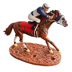 Used, Race Horse Figurine Statue Decor Thoroughbred with for sale  Delivered anywhere in Canada