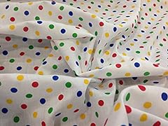 spotty linen fabric for sale  Delivered anywhere in UK