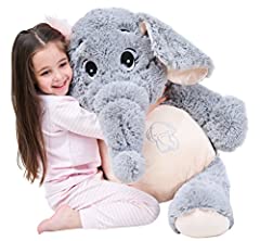 IKASA Giant Elephant Stuffed Animal Plush Soft Toys for sale  Delivered anywhere in UK