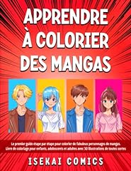 Apprendre colorier mangas d'occasion  Livré partout en France