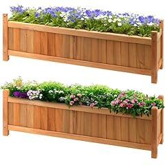 Wooden garden planters for sale  Delivered anywhere in Ireland