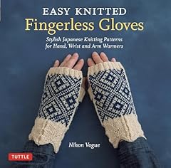 Easy knitted fingerless for sale  Delivered anywhere in UK