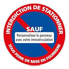 Panneau stationnement interdit d'occasion  Livré partout en France