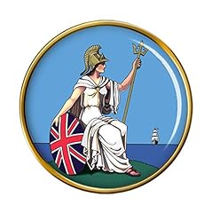 Britannia pin badge for sale  Delivered anywhere in UK