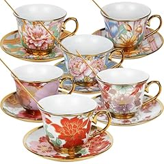 Tea cups saucers for sale  Delivered anywhere in USA 