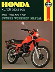 Honda XL/XR250 and 500 1978-84 Owner's Workshop Manual for sale  Delivered anywhere in Ireland