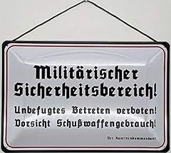 Blechschild kordel warnschild gebraucht kaufen  Wird an jeden Ort in Deutschland