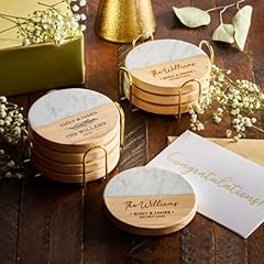 Personalized coasters wedding for sale  Delivered anywhere in USA 