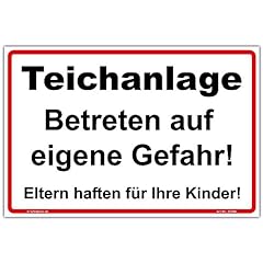 Schild teichanlage betreten gebraucht kaufen  Wird an jeden Ort in Deutschland