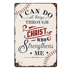 Inspirational baseball tin for sale  Delivered anywhere in USA 
