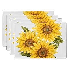 Sunflower placemats set for sale  Delivered anywhere in USA 