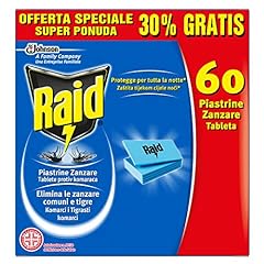 Raid piastrine zanzare usato  Spedito ovunque in Italia 