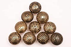 Set brass knobs for sale  Delivered anywhere in Ireland