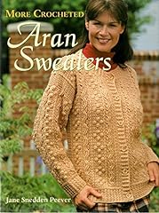 Crocheted aran sweaters for sale  Delivered anywhere in UK