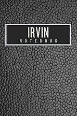 Irvin notebook personalised d'occasion  Livré partout en France