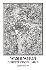 Washington map wall for sale  Delivered anywhere in USA 