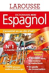 Dictionnaire mini espagnol d'occasion  Livré partout en France