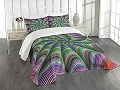 Ambesonne fractal bedspread for sale  Delivered anywhere in USA 