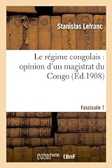Régime congolais opinion d'occasion  Livré partout en Belgiqu