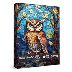 Stained glass owl for sale  Delivered anywhere in USA 
