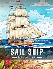 Sail ship coloring for sale  Delivered anywhere in USA 