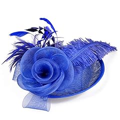 Feather fascinator hat for sale  Delivered anywhere in UK