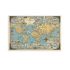 Wonders pictorial map for sale  Delivered anywhere in USA 