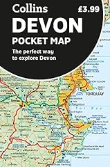 Devon pocket map for sale  Delivered anywhere in Ireland