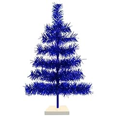 Blue tinsel christmas for sale  Delivered anywhere in USA 