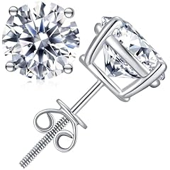 Moissanite stud earrings for sale  Delivered anywhere in USA 